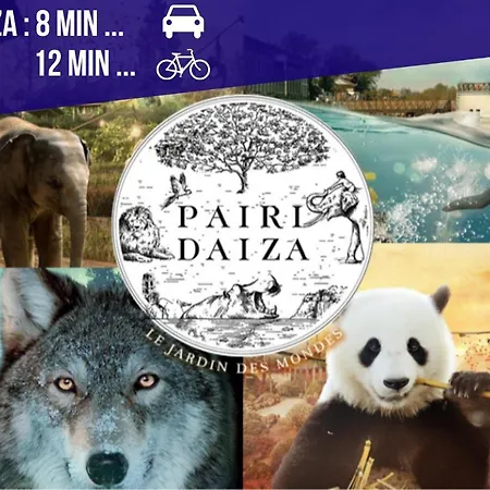 Casa de Férias Rubis - Jacuzzi - Pairi Daiza - 6 Pers