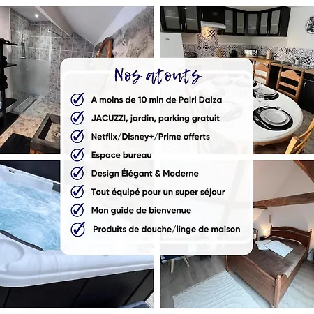 Rubis - Jacuzzi - Pairi Daiza 8 Min - Jardin