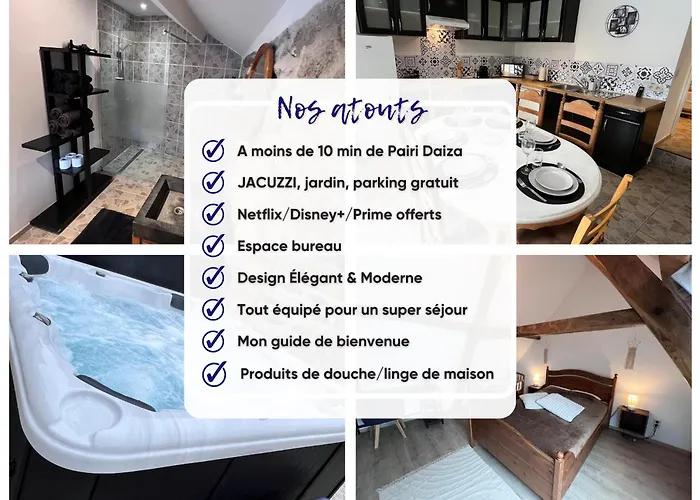 Rubis - Jacuzzi - Pairi Daiza - 6 Pers